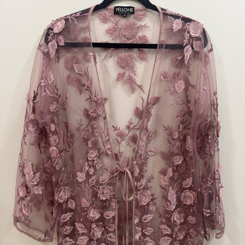 Gorgeous Pellone Rose Coverlette - image 2